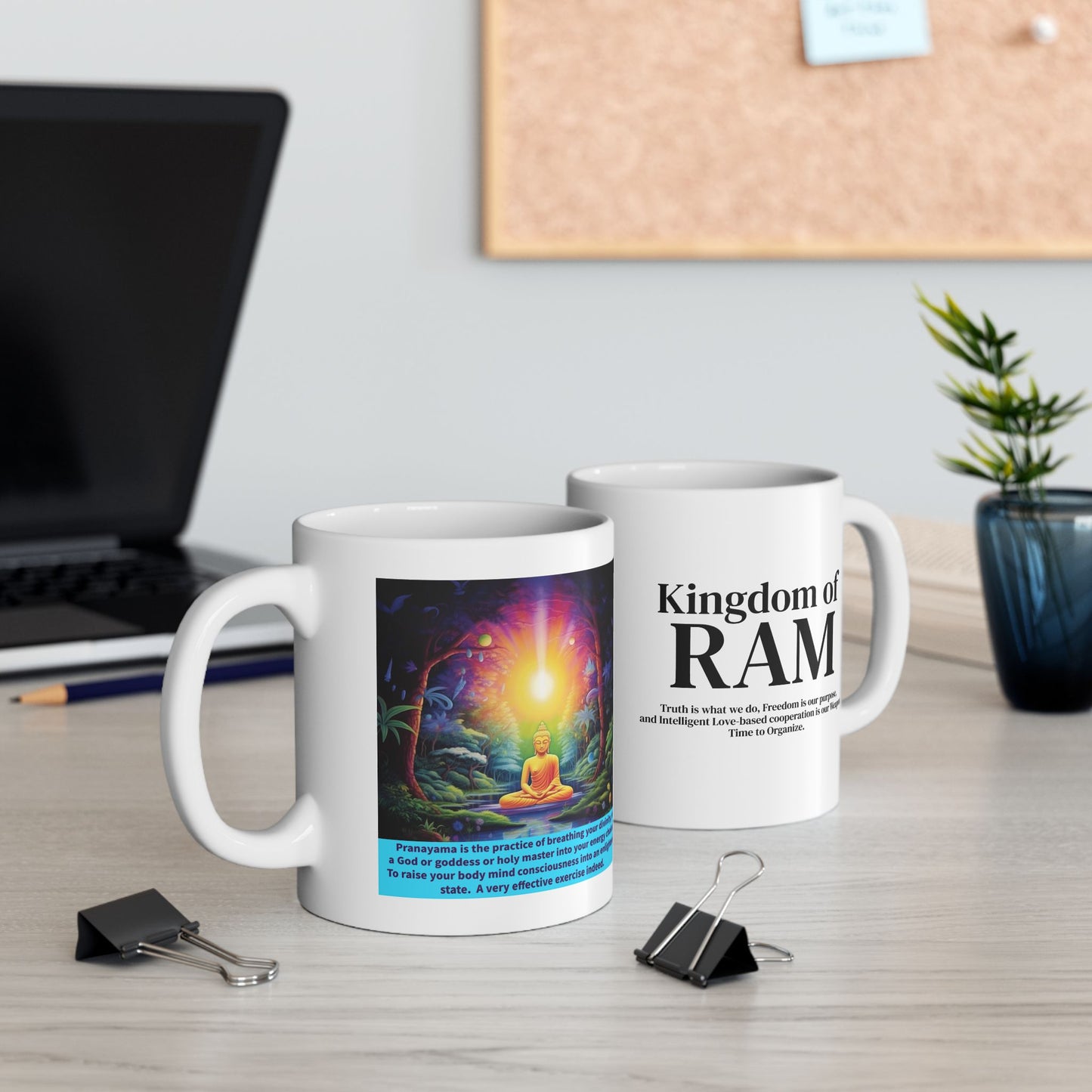 Kingdom of RAM Pranayama - 11oz Ceramic Mug