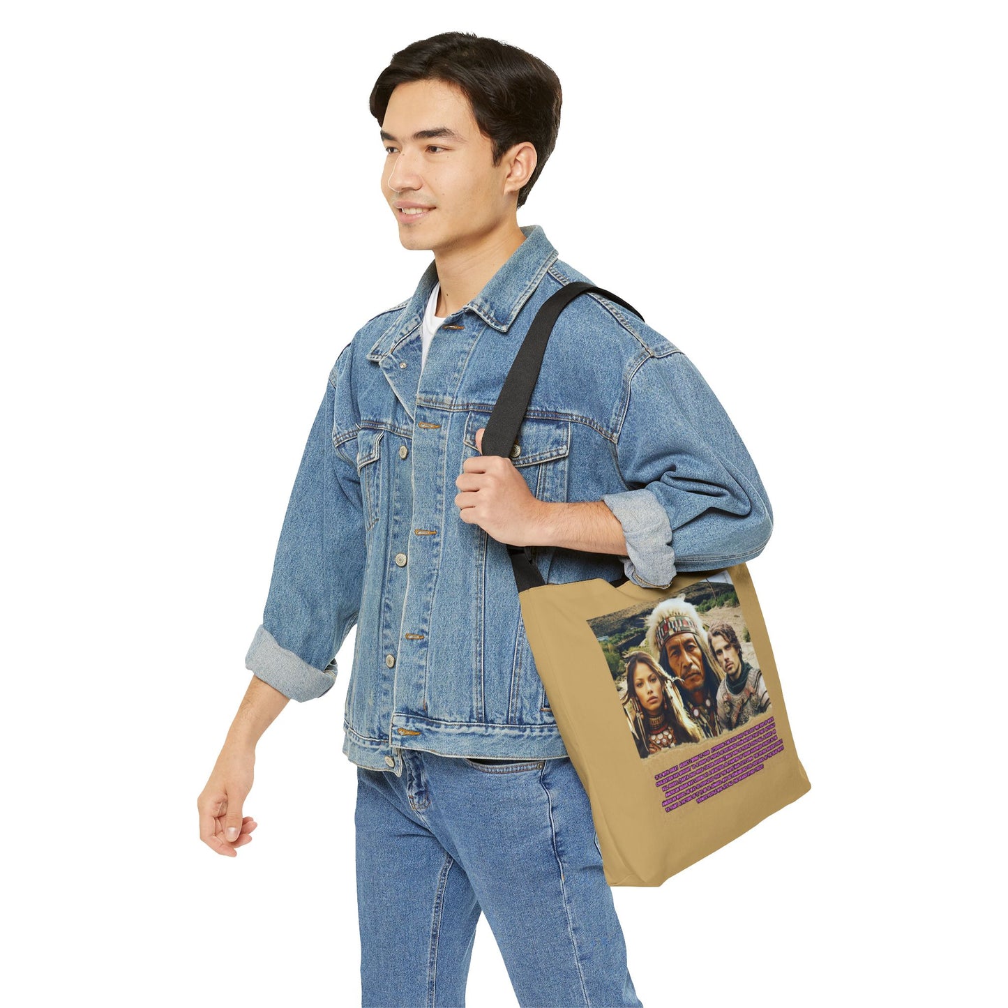Adjustable Native American Tote Bag
